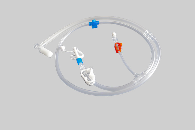 Blood purification and fluid replacement pipeline